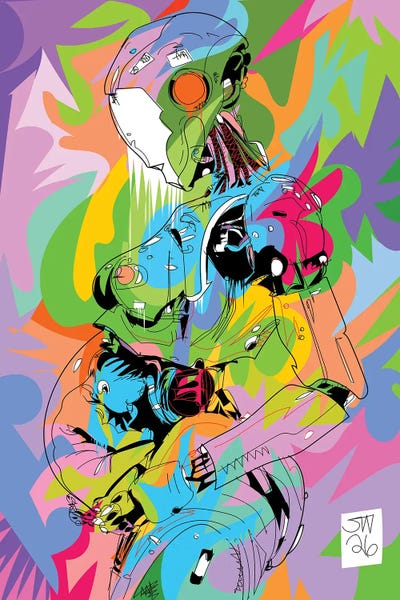 Earls Green - Canvas Prints: Pregnant Robot by TECHNODROME1