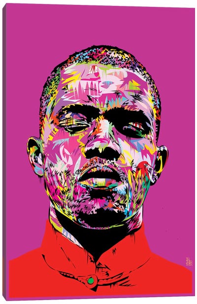 Frank Ocean Canvas Art Print - Rap & Hip-Hop Art