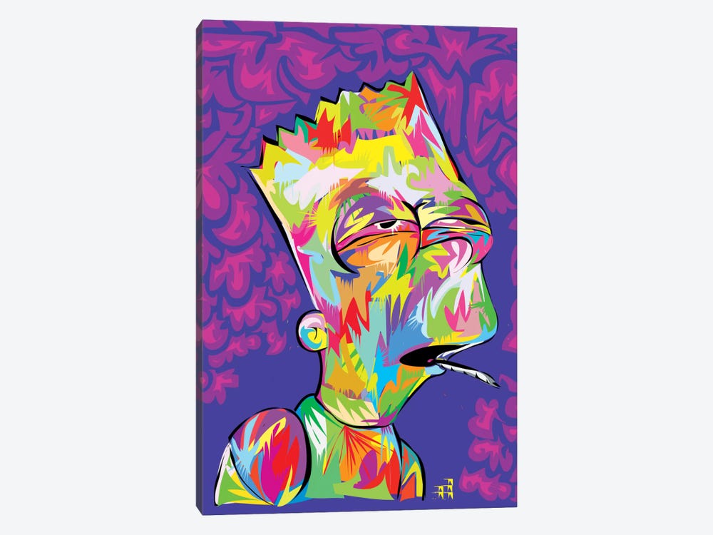 Bart's High by TECHNODROME1 1-piece Canvas Art Print