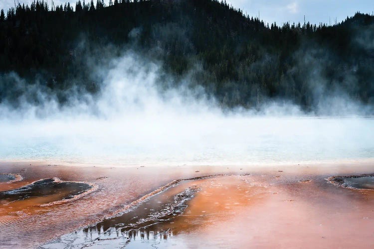 Steaming Yellowstone In Color Ii