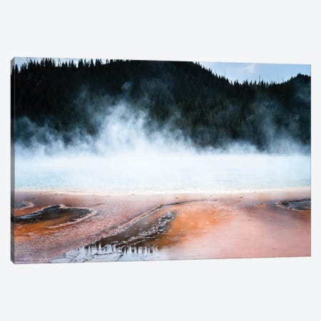 Steaming Yellowstone In Color Ii Canvas Print #TEA10} by Teal Production Art Print