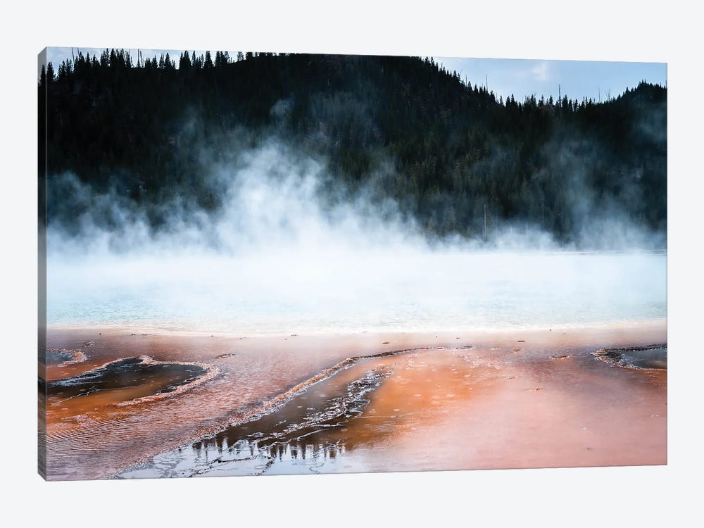 Steaming Yellowstone In Color Ii by Teal Production 1-piece Canvas Artwork
