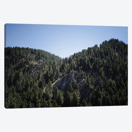 Mountains Peaks In Wyoming In Color Canvas Print #TEA15} by Teal Production Canvas Wall Art
