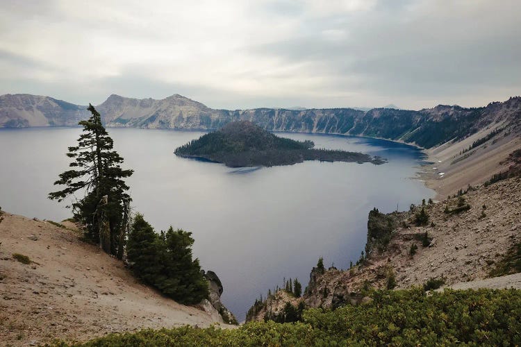 Serenity At Crater Lake In Color