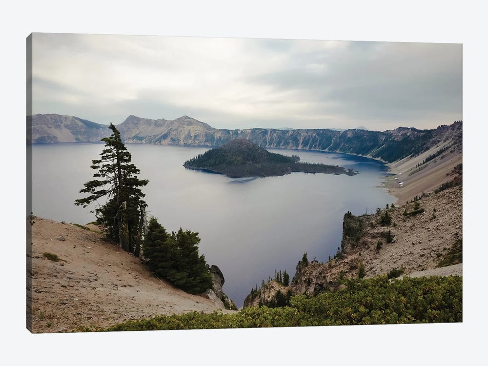 Serenity At Crater Lake In Color by Teal Production 1-piece Canvas Art Print
