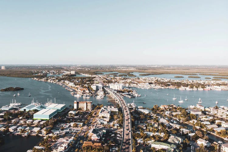 Aerial Afternoon At Fort Myers by Teal Production wall art