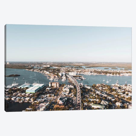 Aerial Afternoon At Fort Myers Canvas Print #TEA42} by Teal Production Canvas Artwork