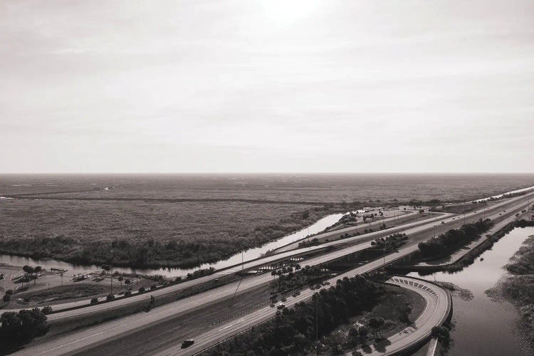 Florida Wetlands And Highway