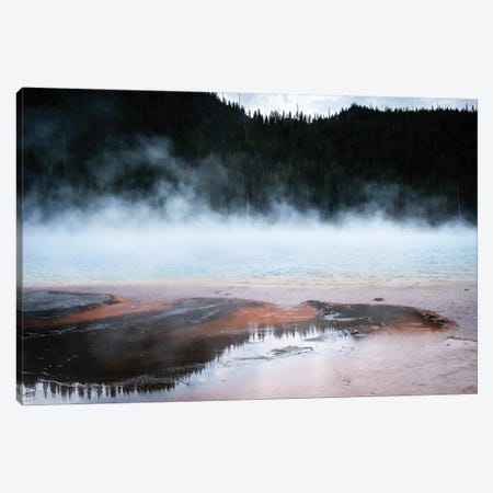 Steaming Yellowstone In Color Canvas Print #TEA6} by Teal Production Canvas Art