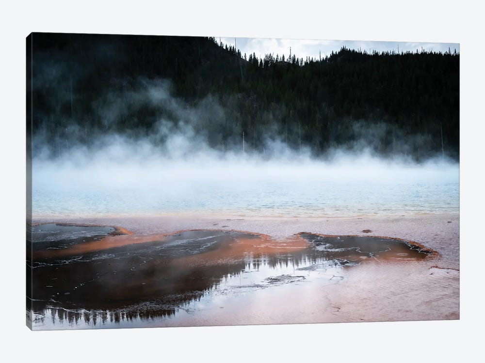 Steaming Yellowstone In Color by Teal Production 1-piece Canvas Art