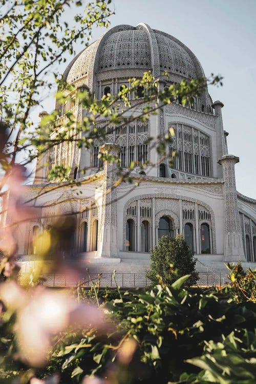 Baha'i Temple in the summer