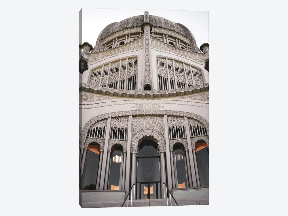 Baha'i Temple Close Up by Teal Production 1-piece Canvas Print