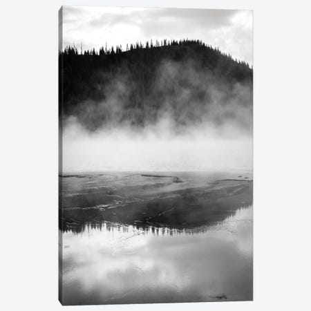 Phenomenal Yellowstone In Black And White Canvas Print #TEA8} by Teal Production Art Print