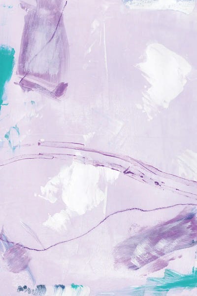 Mixed Media - Multi Panel Prints: Purple Play II by Tess Deal