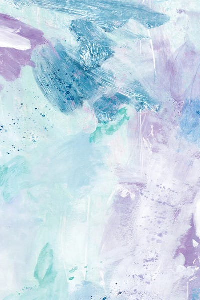 Mixed Media - Multi Panel Prints: Lavender Ice Storm II by Tess Deal