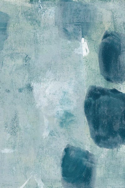 Mixed Media - Multi Panel Prints: Blue Stones II by Tess Deal