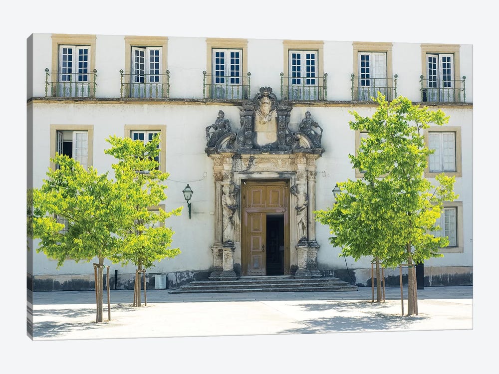 Entrance to the ancient University of Coimbra with the Via Latina colonnade by Terry Eggers 1-piece Canvas Wall Art