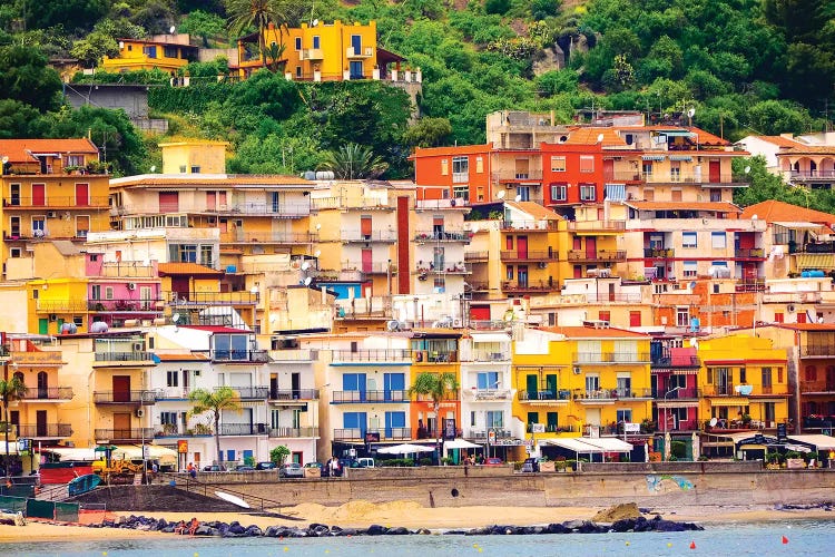 Italy, Sicily, Taormina. Beach Giardini Naxos