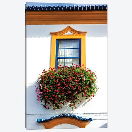 Portugal, Aveiro. Colorful houses. Canvas Print #TEG45} by Terry Eggers Canvas Print