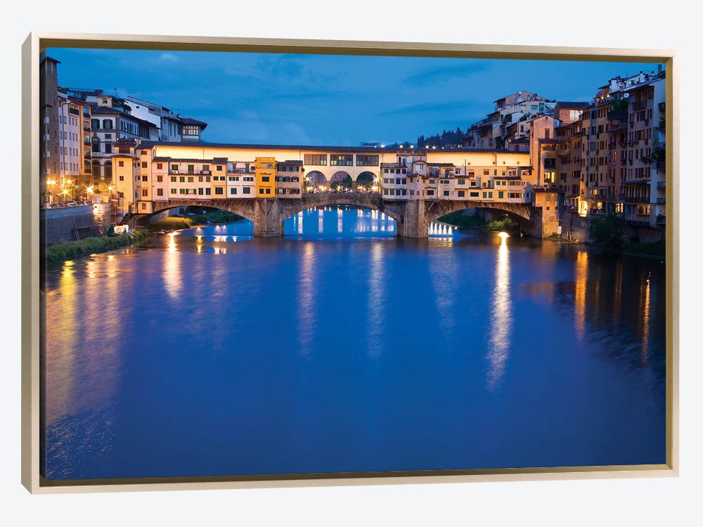 Canvas Terry | Night, At Art Florence, Vecchio Eggers Wall - Ponte Tus