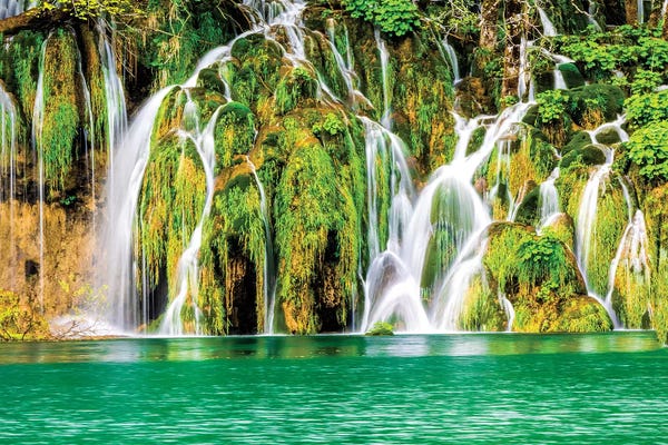 Terry Eggers: Waterfalls in the Parco Nazionale dei laghi di Plitvice by Terry Eggers