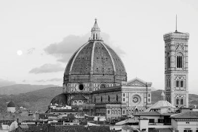 Italy, Florence. Infrared image of Santa Maria del Fiore on a sunny day. by Terry Eggers framed canvas print