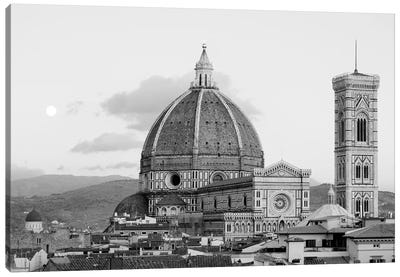 Italy, Florence. Infrared image of Santa Maria del Fiore on a sunny day. Canvas Art Print