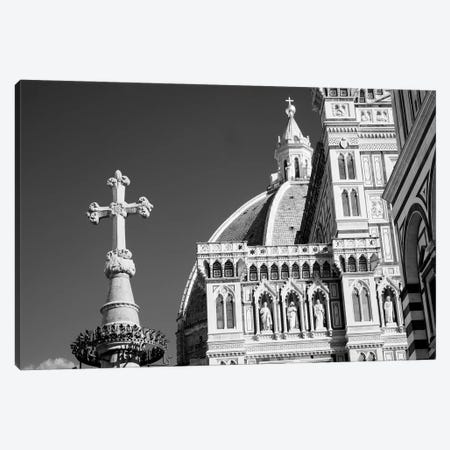 Italy, Florence. Infrared image of Santa Maria del Fiore on a sunny day. Canvas Print #TEG74} by Terry Eggers Canvas Artwork
