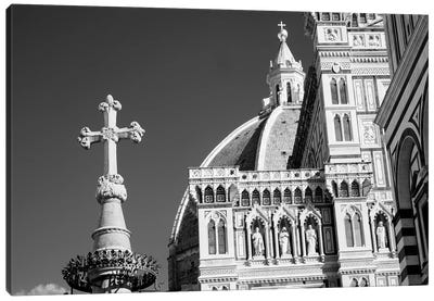 Italy, Florence. Infrared image of Santa Maria del Fiore on a sunny day. Canvas Art Print