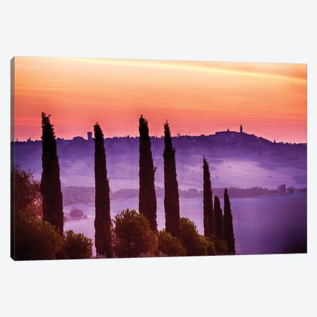 Morning Fog, Siena Province, Tuscany Region, Italy Canvas Print #TEG9} by Terry Eggers Canvas Print