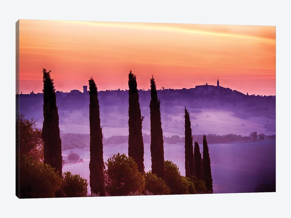 Morning Fog, Siena Province, Tuscany Region, Italy by Terry Eggers 1-piece Art Print