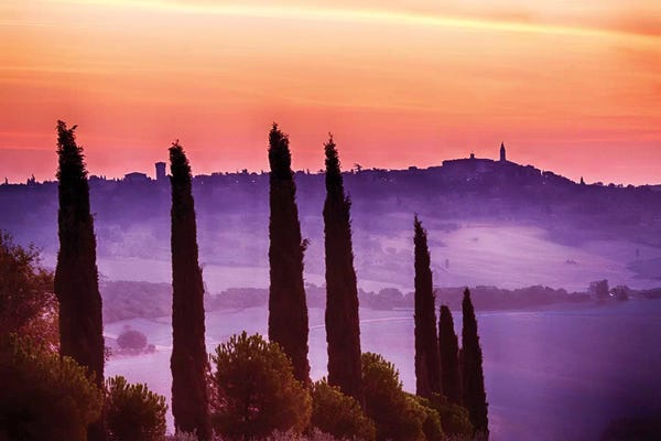 Terry Eggers: Morning Fog, Siena Province, Tuscany Region, Italy by Terry Eggers