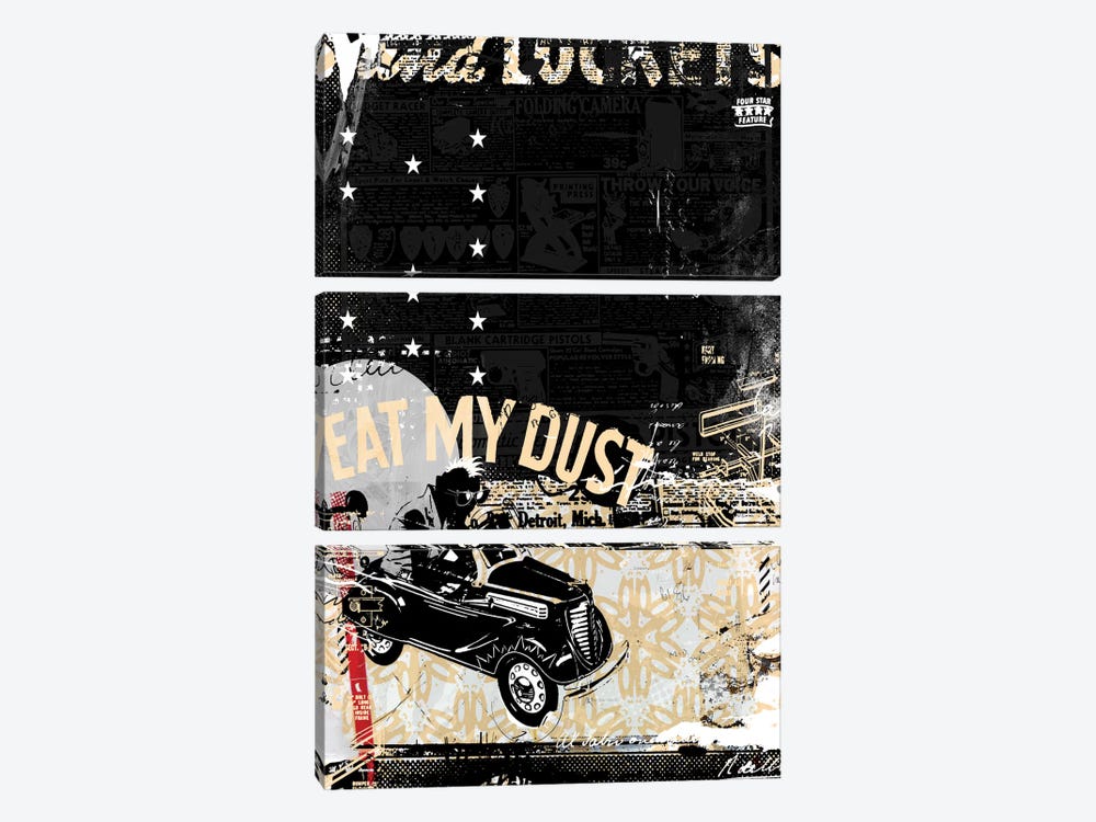Eat My Dust by Teis Albers 3-piece Canvas Wall Art
