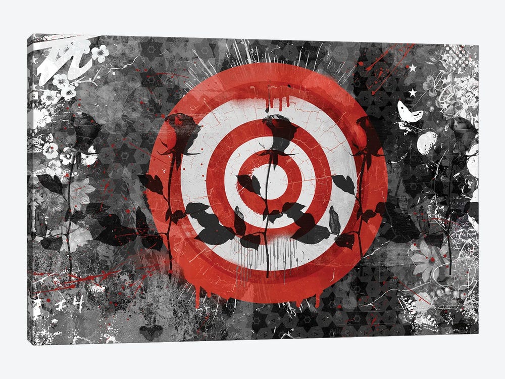 Target Rose by Teis Albers 1-piece Art Print