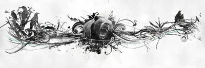 Bear Growl by Teis Albers multi panel art