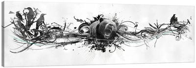 Bear Growl Canvas Art Print - Grizzly Bear Art