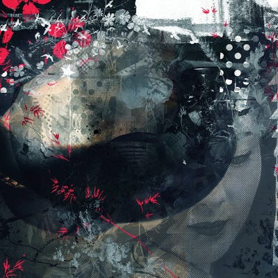 Floral Geisha by Teis Albers canvas print