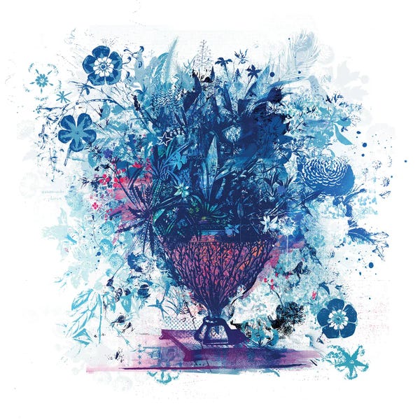 Teis Albers: Blue Bouquet by Teis Albers