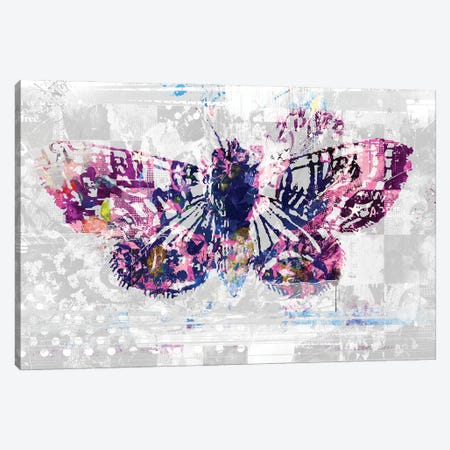 Butterfly Silhouette Canvas Print #TEI195} by Teis Albers Canvas Print