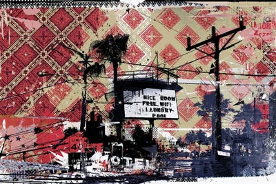 Free WiFi by Teis Albers canvas print