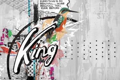 King by Teis Albers framed canvas print