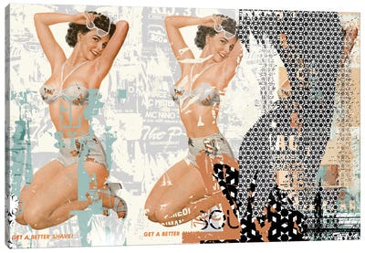 Illustration Of A Woman In Lingerie Art Print by Two Six Media - Fy