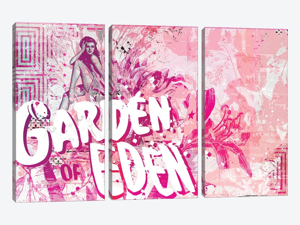 Garden Of Eden by Teis Albers 3-piece Canvas Artwork