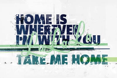 Home Is Wherever I'M With You by Teis Albers canvas print