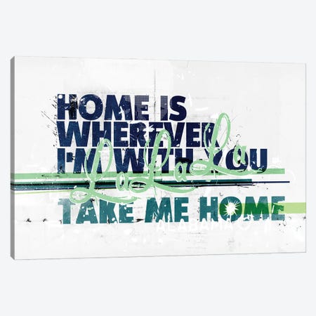 Home Is Wherever I'M With You Canvas Print #TEI236} by Teis Albers Canvas Art