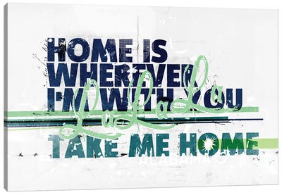 Home Is Wherever I'M With You Canvas Art Print - Teis Albers