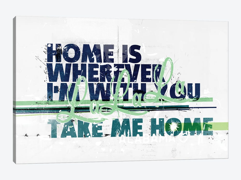 Home Is Wherever I'M With You by Teis Albers 1-piece Canvas Artwork
