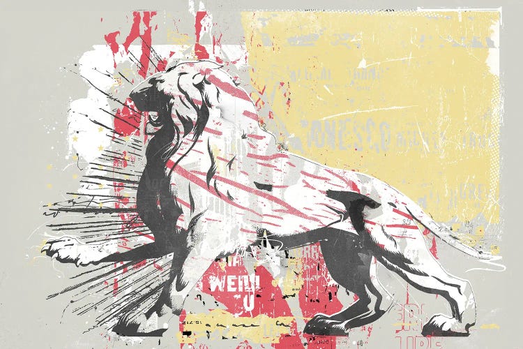 Wild Lion by Teis Albers wall art