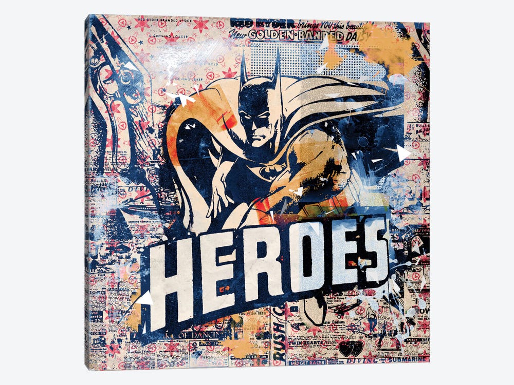 Heroes by Teis Albers 1-piece Canvas Wall Art