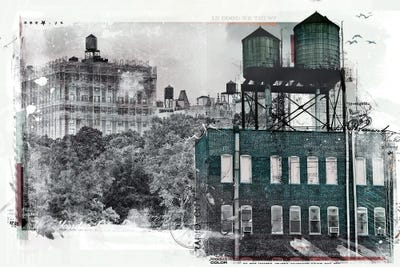 New York Skyline by Teis Albers framed wall art